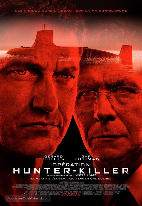Hunter Killer - Canadian Movie Poster