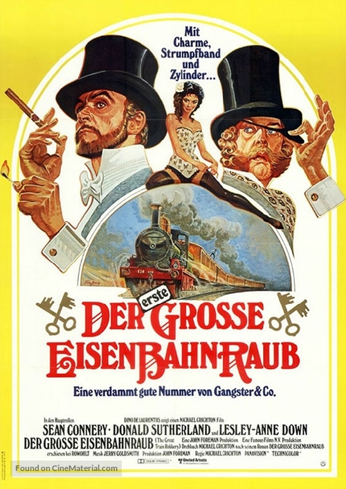 The First Great Train Robbery - German Movie Poster
