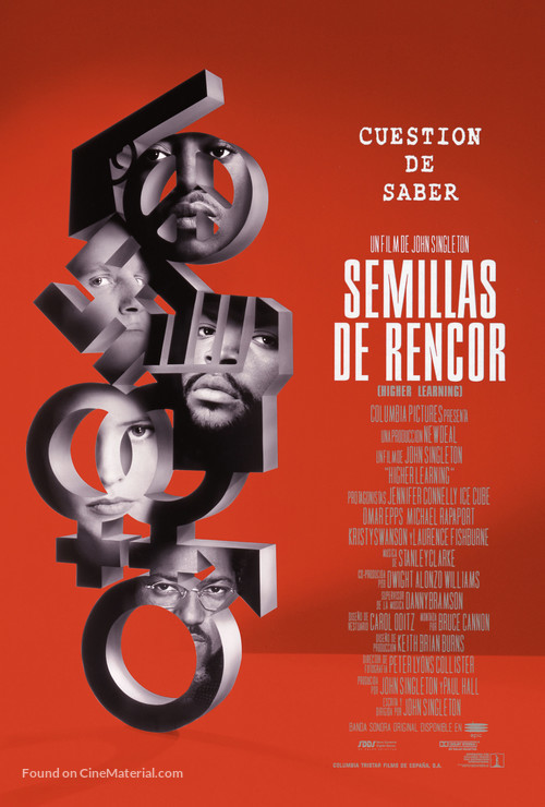 Higher Learning - Spanish Movie Poster