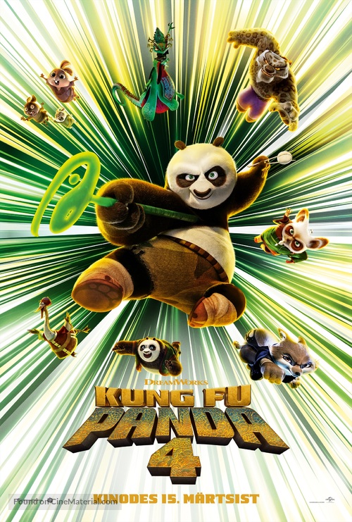 Kung Fu Panda 4 - Estonian Movie Poster