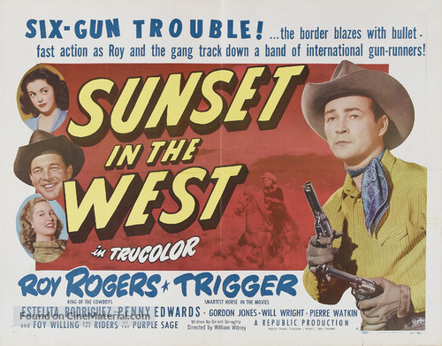 Sunset in the West - Movie Poster