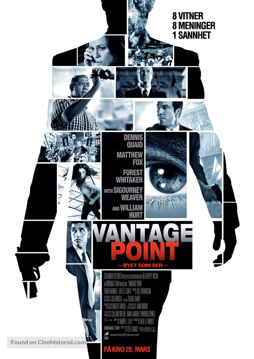 Vantage Point - Norwegian Movie Poster