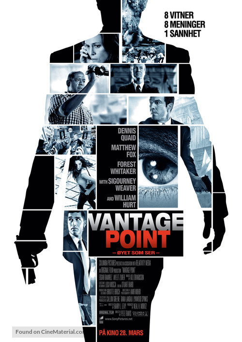 Vantage Point - Norwegian Movie Poster