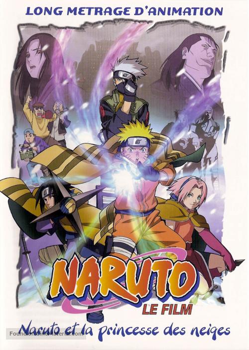 Naruto movie 1: Daikatsugeki! Yukihime ninp&ocirc;ch&ocirc; dattebayo!! - French Movie Cover