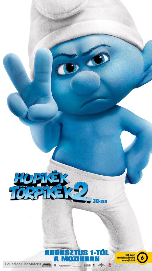 The Smurfs 2 - Hungarian Movie Poster