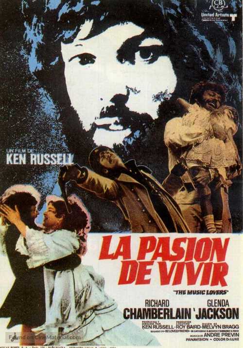 The Music Lovers - Spanish Movie Poster
