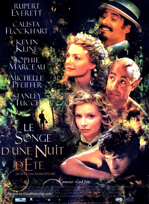 A Midsummer Night&#039;s Dream - French Movie Poster