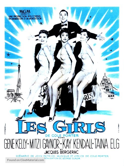 Les Girls - French Movie Poster
