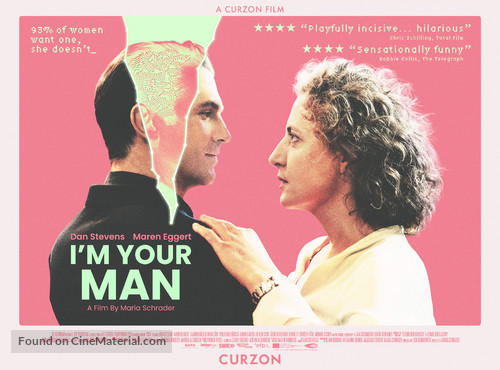 Ich bin dein Mensch - British Movie Poster