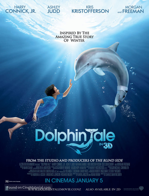 Dolphin Tale - New Zealand Movie Poster