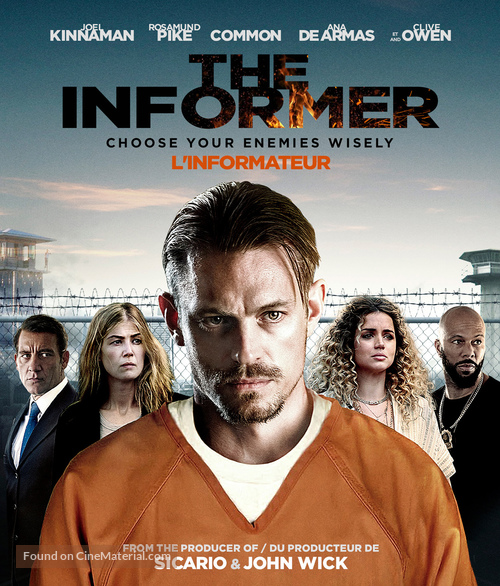 The Informer - Canadian Blu-Ray movie cover