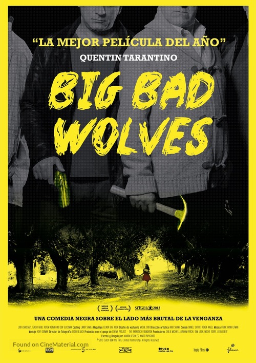 Big Bad Wolves - Spanish Movie Poster