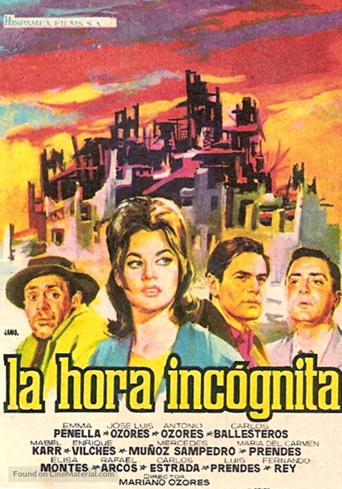 La hora inc&oacute;gnita - Spanish Movie Poster