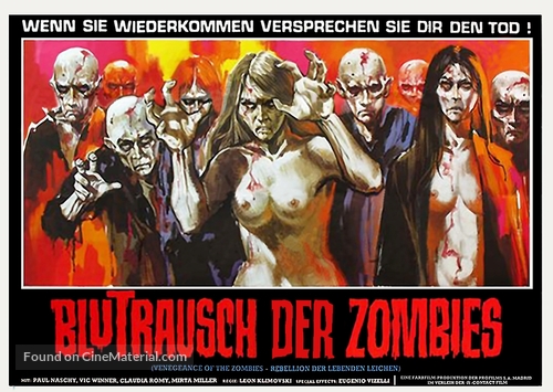 La rebeli&oacute;n de las muertas - German Movie Poster