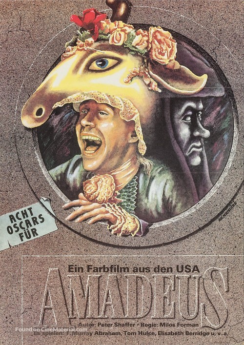 Amadeus - German Movie Poster