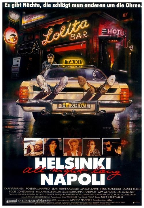 Helsinki Napoli All Night Long - German Movie Poster