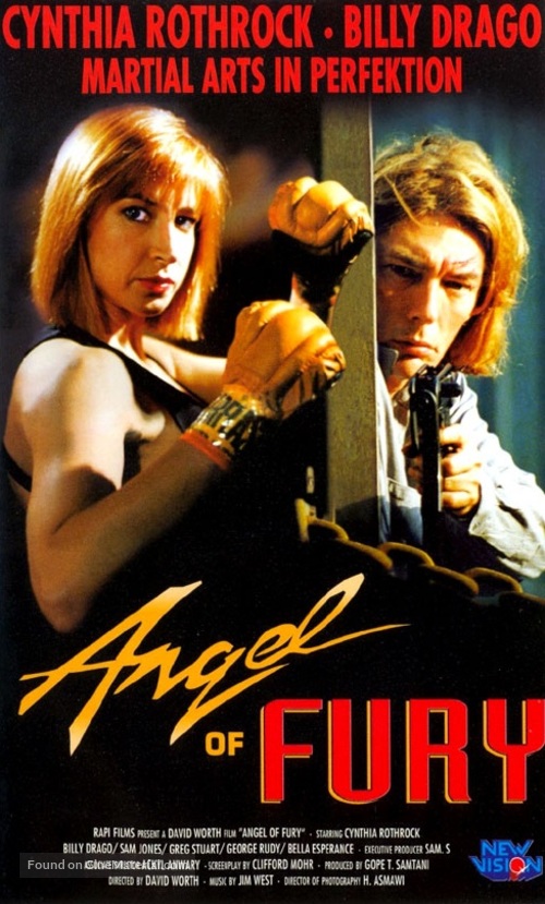 Angel of Fury - German VHS movie cover