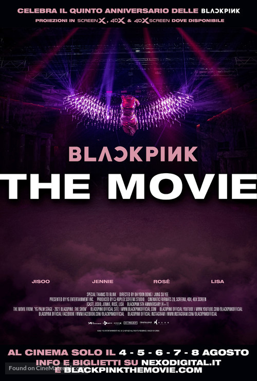 Blackpink: The Movie - Italian Movie Poster