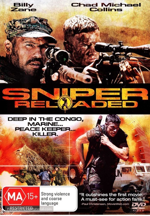 Sniper: Reloaded - Australian DVD movie cover