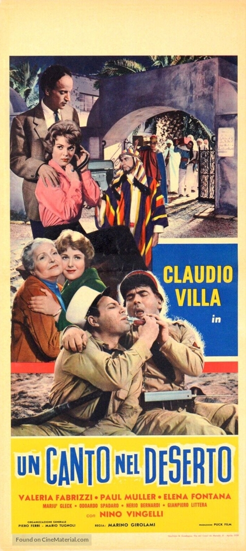 Un canto nel deserto - Italian Movie Poster