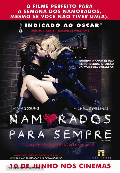 Blue Valentine - Brazilian Movie Poster
