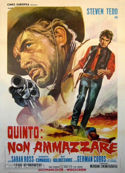 Quinto: non ammazzare - Italian Movie Poster