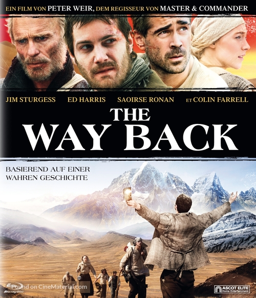 The Way Back - Swiss Blu-Ray movie cover