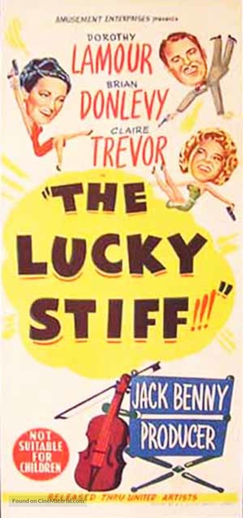 The Lucky Stiff - Australian Movie Poster