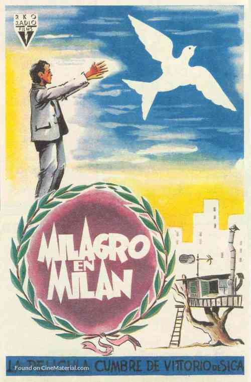 Miracolo a Milano - Spanish Movie Poster
