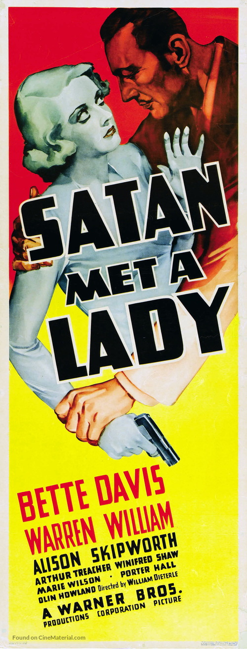 Satan Met a Lady - Movie Poster