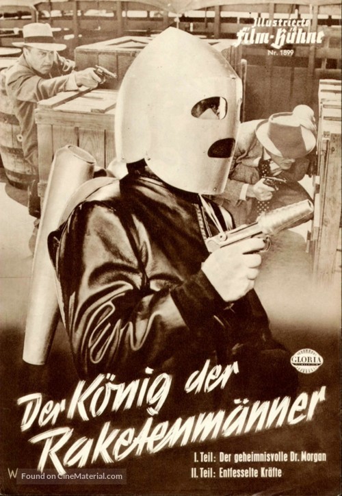 King of the Rocket Men - German poster