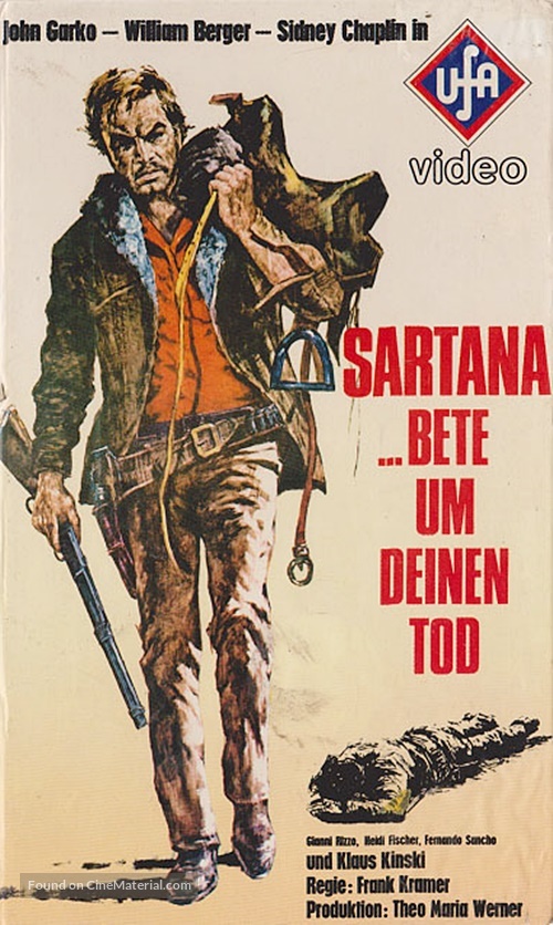 Se incontri Sartana prega per la tua morte - German VHS movie cover