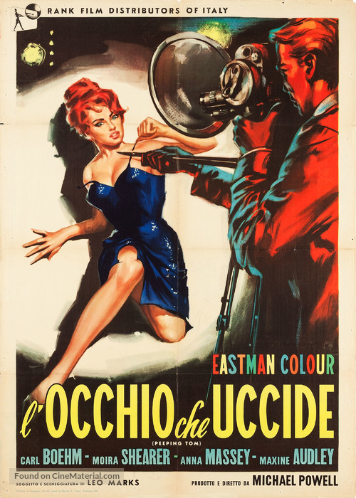 Peeping Tom - Italian Movie Poster