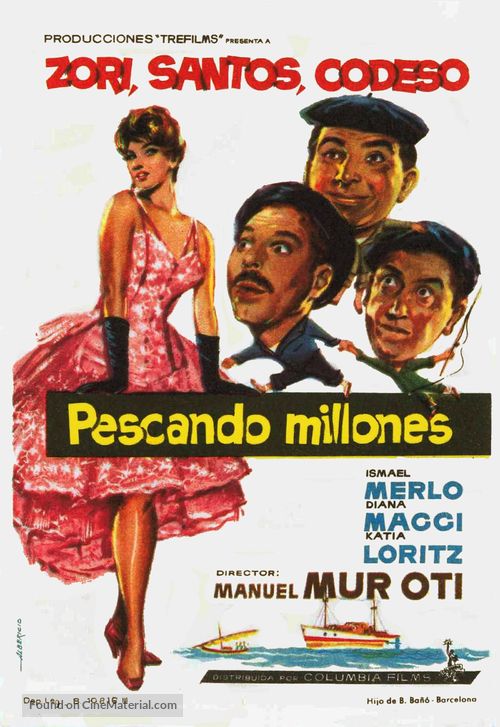 Pescando millones - Spanish Movie Poster