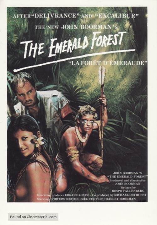 The Emerald Forest - Belgian Movie Poster