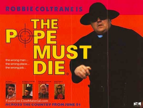 The Pope Must Die - British Movie Poster