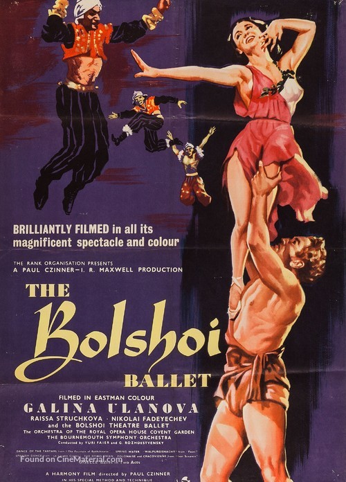 The Bolshoi Ballet - British Movie Poster