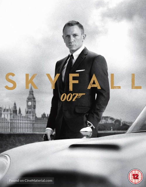 Skyfall - British Blu-Ray movie cover