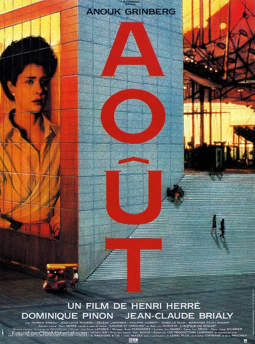 Ao&ucirc;t - French Movie Poster
