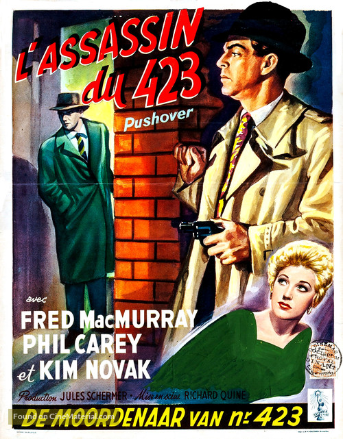Pushover - Belgian Movie Poster