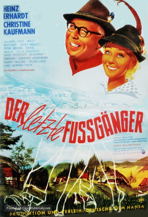 Der letzte Fussg&auml;nger - German Movie Poster