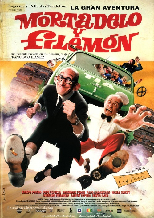 Gran aventura de Mortadelo y Filem&oacute;n, La - Spanish Movie Poster