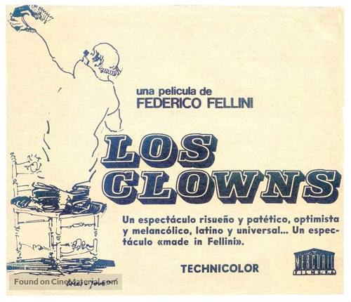 I clowns - Spanish Movie Poster