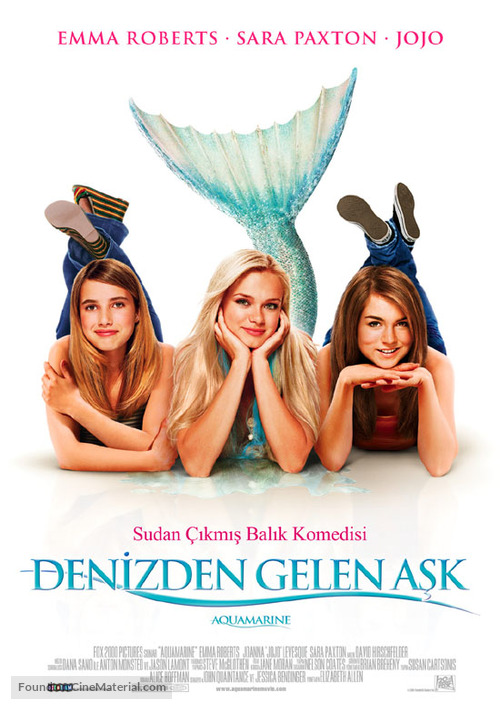 Aquamarine - Turkish Movie Poster