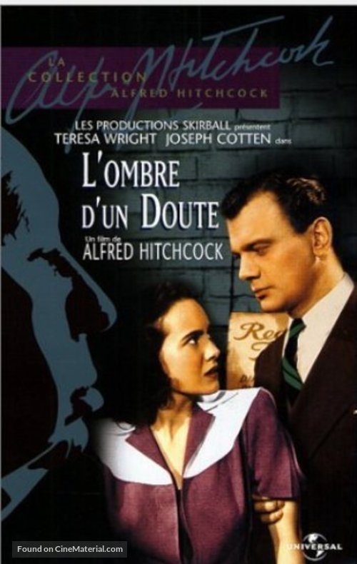 Shadow of a Doubt - French VHS movie cover