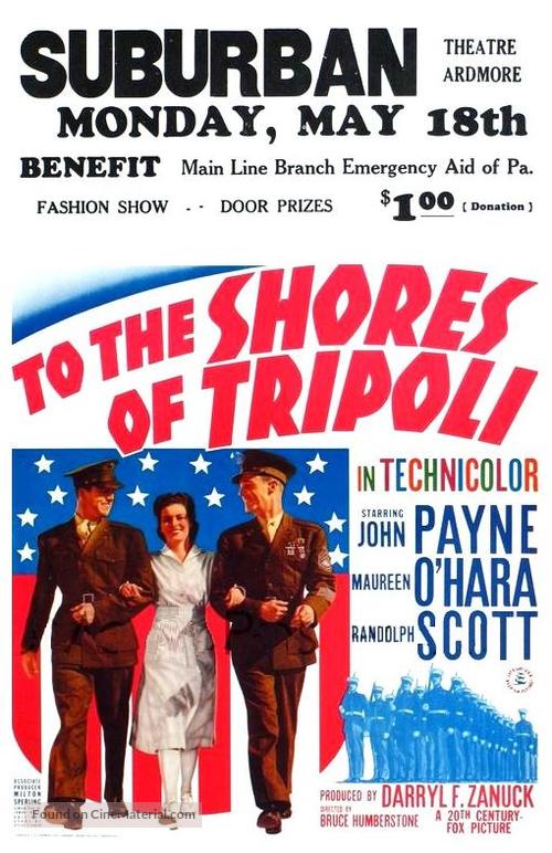 To the Shores of Tripoli - Movie Poster