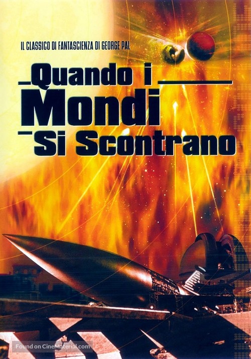 When Worlds Collide - Italian DVD movie cover