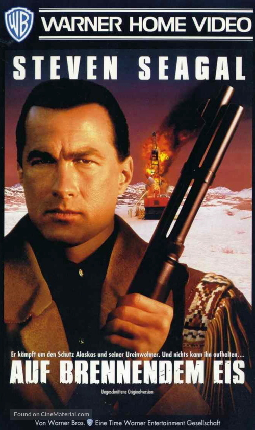 On Deadly Ground - German VHS movie cover