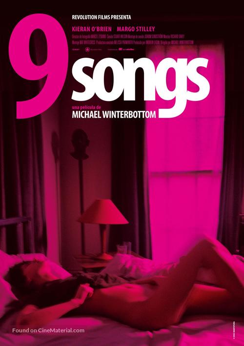 9 Songs - Spanish Movie Poster