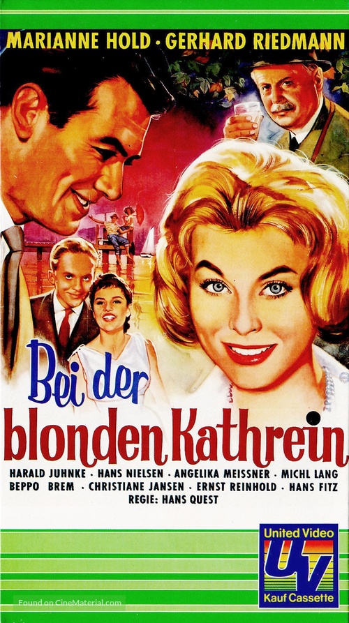 Bei der blonden Kathrein - German VHS movie cover